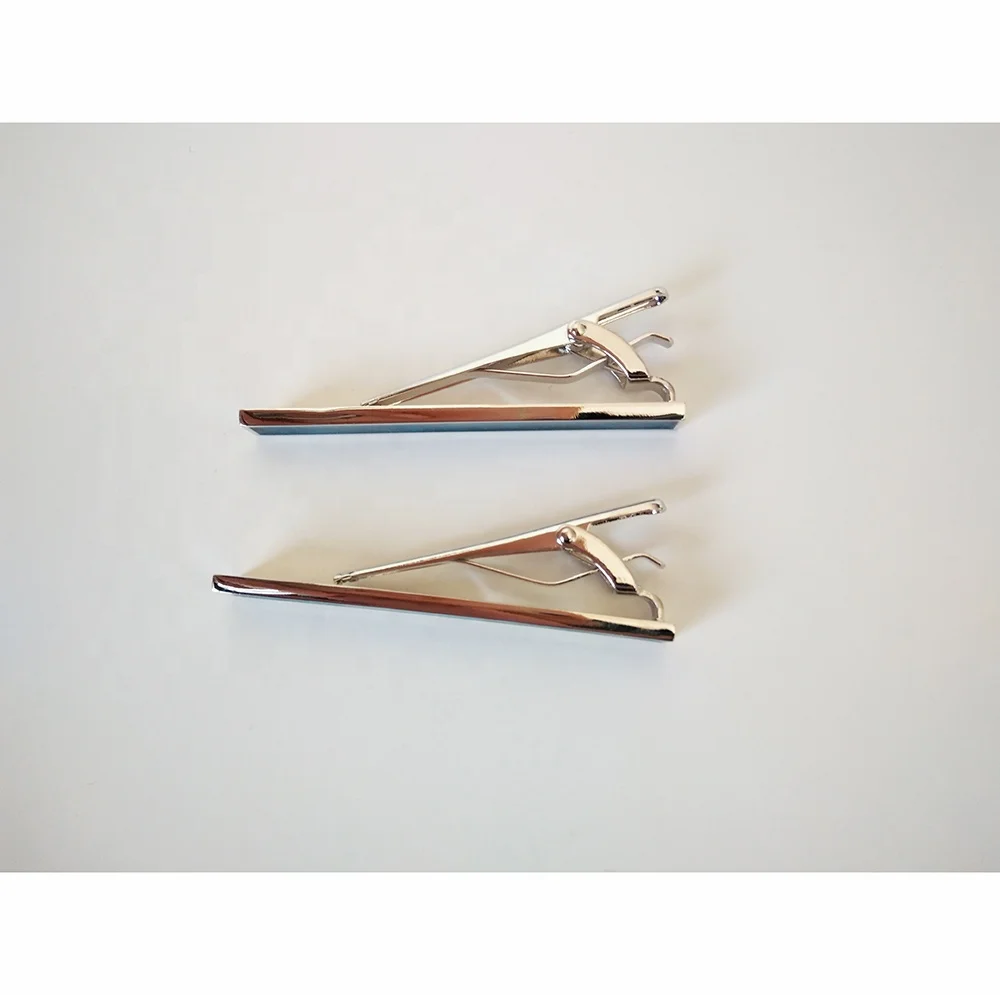 Blue enamel bar tie bar clip aircraft men tie clip