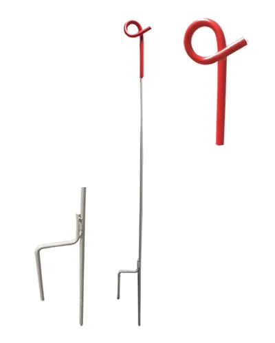 Farm Poly Tread-in Step Electric Fence Spike Portable Electric Fence Pigtail Post