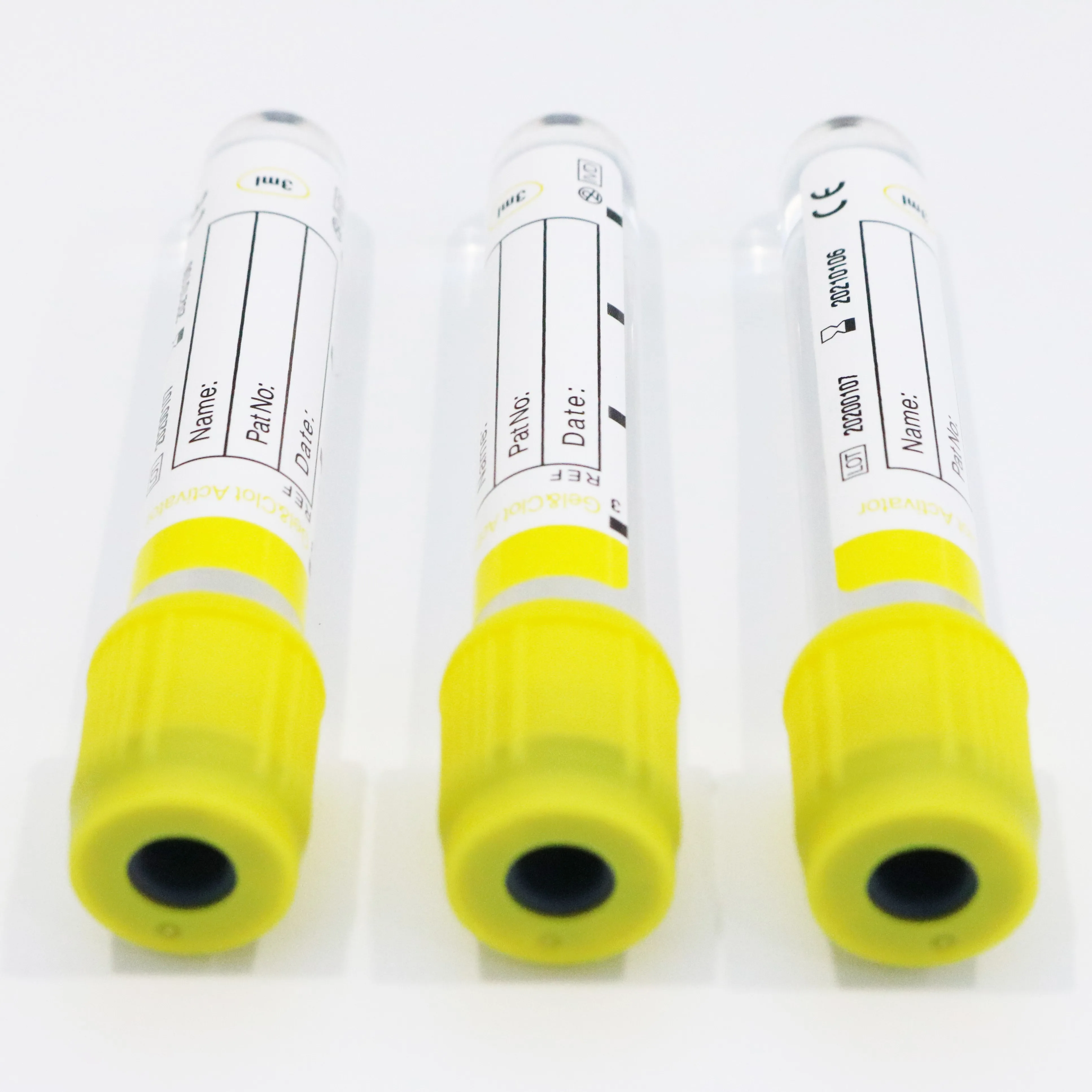 
disposable vacuum gel and clot activator blood collection tube SST tube CE ISO13485 high quality cheap price PET glass gel 