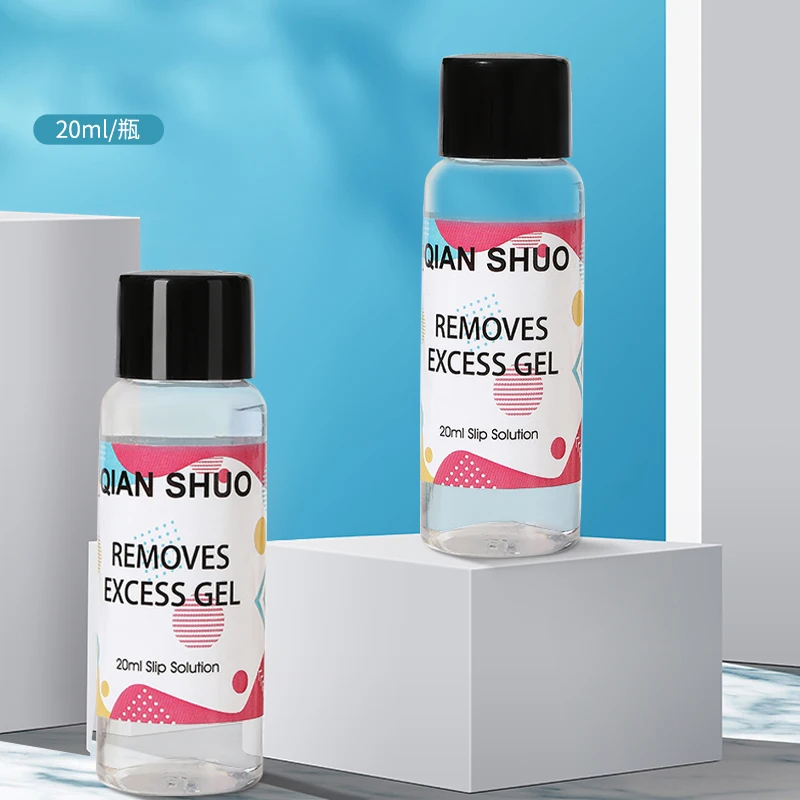 Liquid  Nails UV Gel Polish Excess Remover 20ML Cleanser Plus Layer Residue Nail Art Acrylic Clean