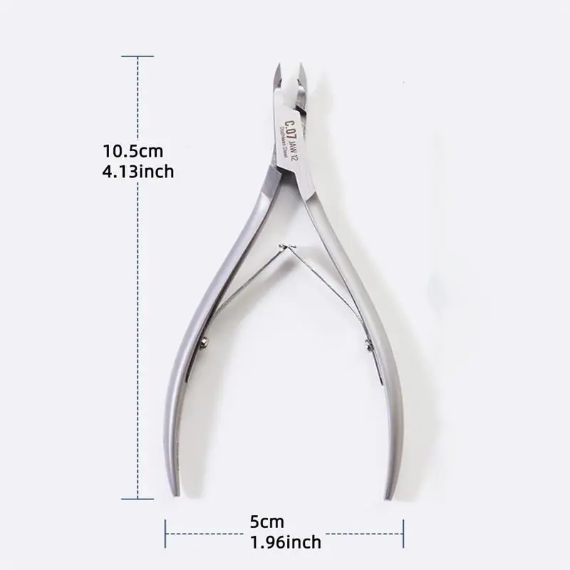 NGHIA EXPORT Professional Vietnam C07 D07 Jaw 14 Pedicure Metal Sharp Nail Cutter Cuticle Nippers For Nails