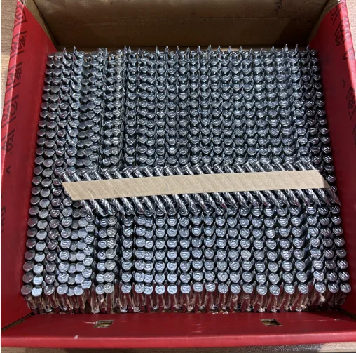 34 Degree Galvanized Smooth Shank Paper Collated Insulation Fasteners Joist Hanger Nails