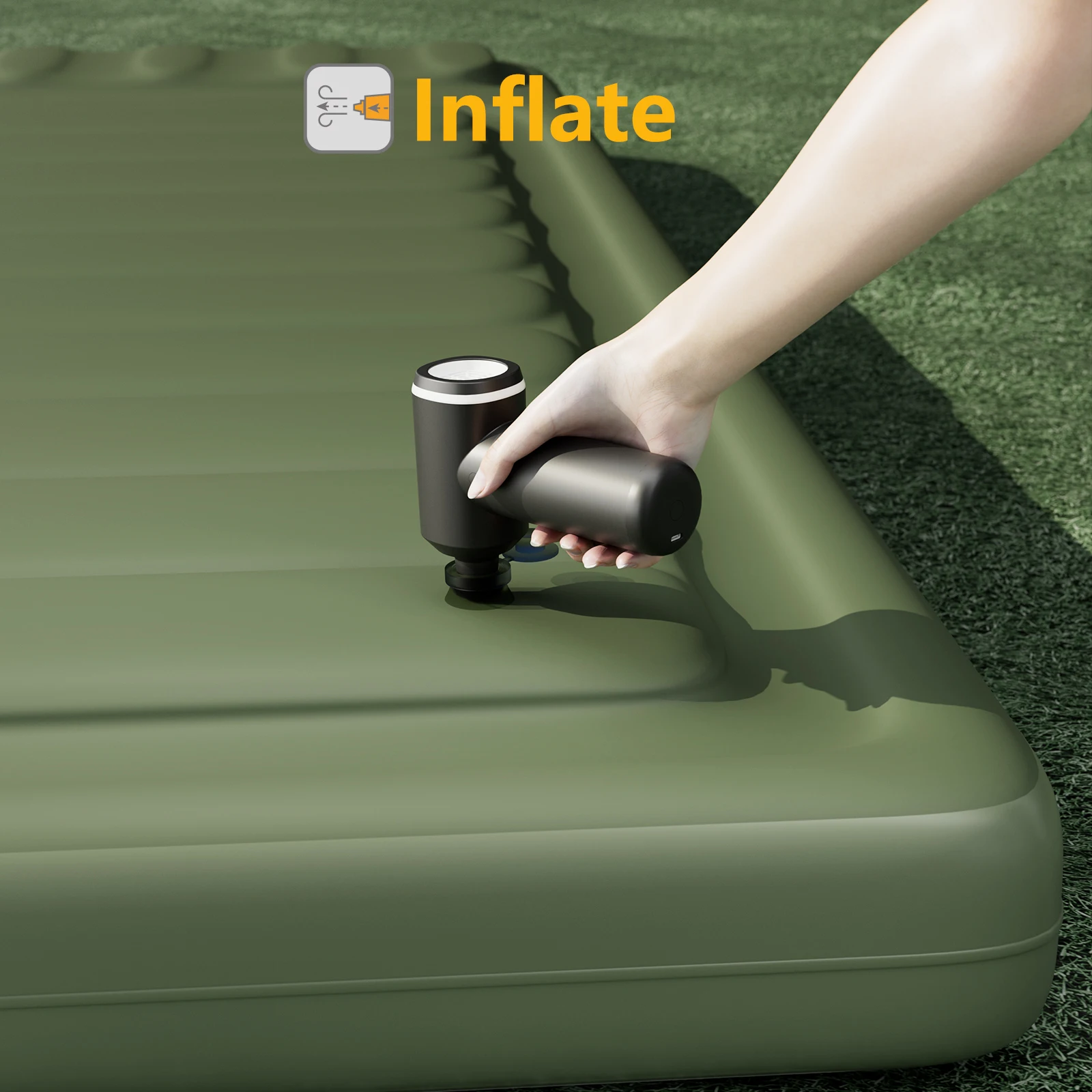 100K RPM Portable cordless high power jet air blower inflate deflat, desktop compressed air duster, wireless car vacuum cleaner