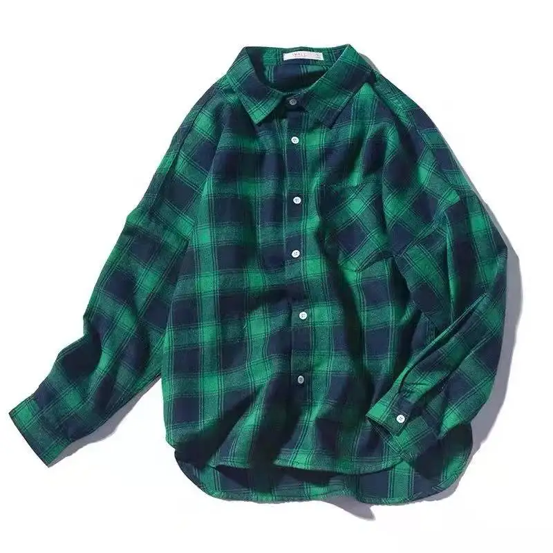 yarn dyed flannel men and women shirt dress classic brushed flannel fabric hot sell