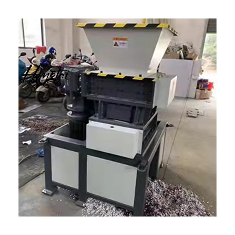 Double Shaft Waste Recycling Machine/Small Tire Shredder