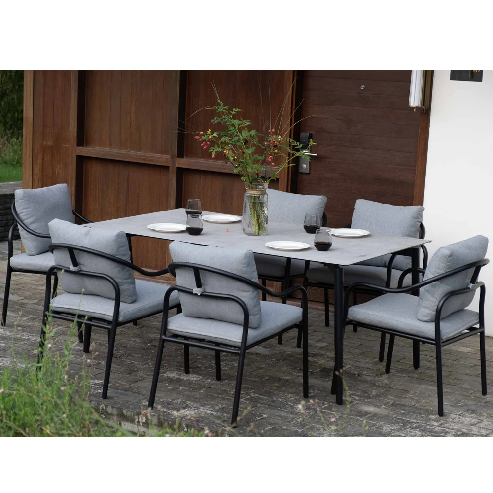 Factory Price Modern Style Furniture Living Room And Outdoor Dining Tables And Chairs Set