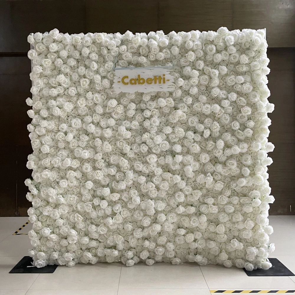 KCFW-205 Oem Supplies Decorative Home Floral Decoration Rose Bouquet Silk Artificial Flower Wall Wedding Arch