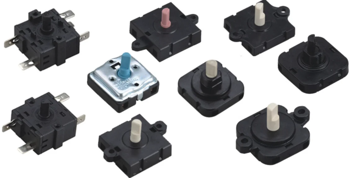 hot sale factory supply mini 3 position rotary selector switch for fan