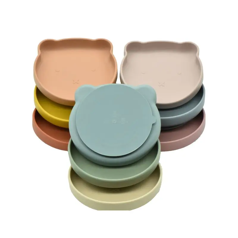 Baby Feeding & Nursing Other Baby Feeding Products Bear Led Weaning Trending Bib Suction Bowls Silicone Baby Feeding Set - Buy B