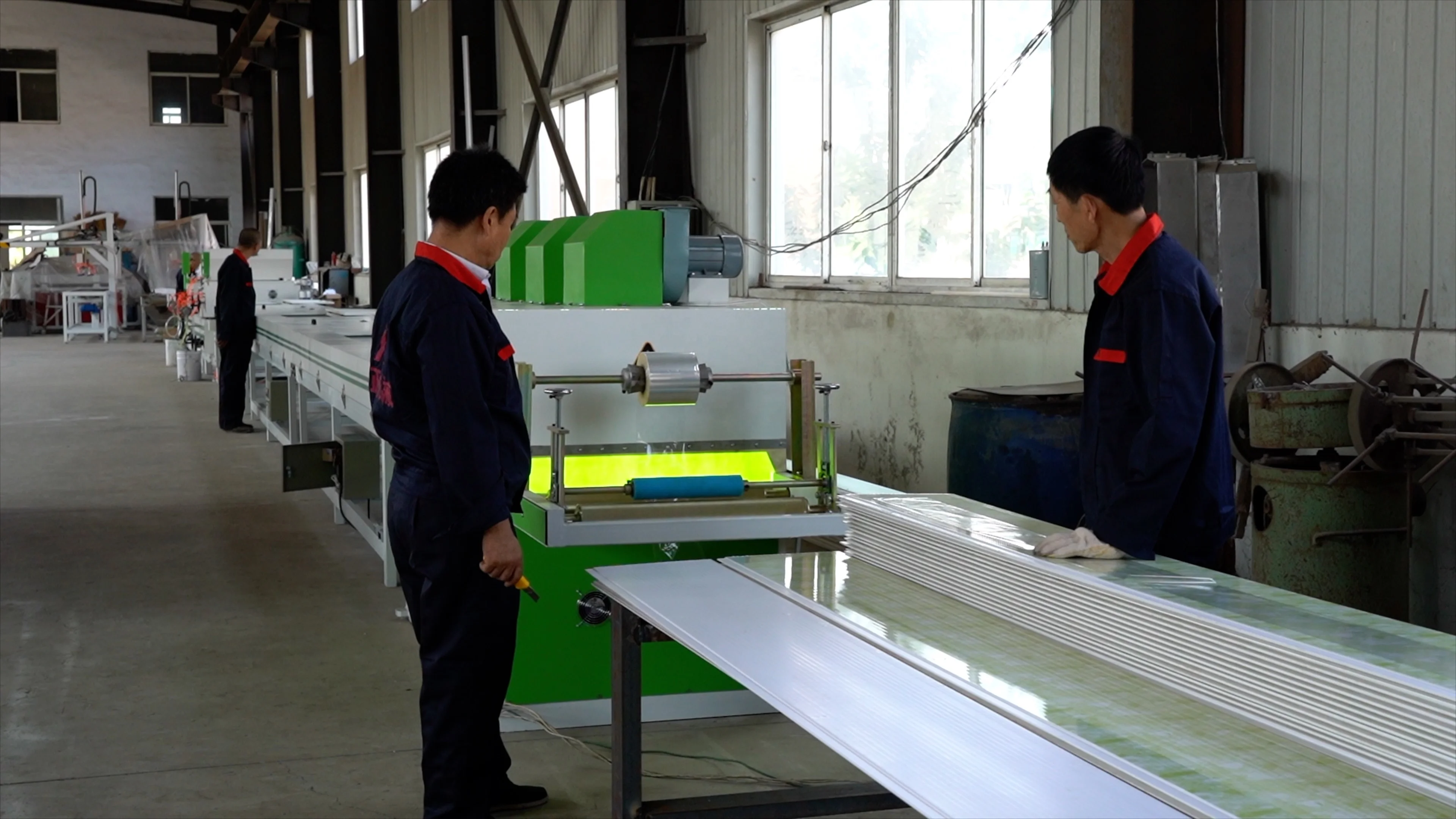 high glossy two color pvc ceiling panel printing machine