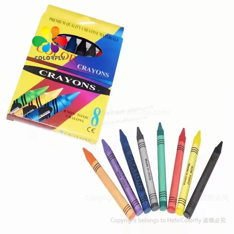 Cartoon Crayons Color School Painting Graffiti Crayons Box For Kids Kindergarten Prize Crayon Set