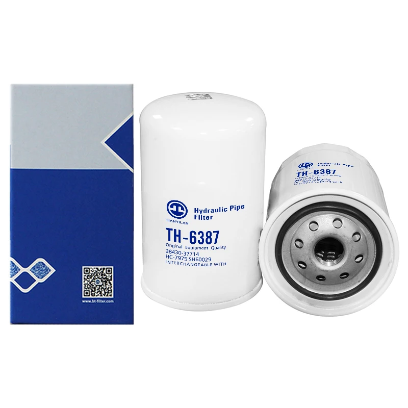 Hydraulic Pipe Filter 38430-37714 HC-7975 SH60029 Used For Excavators, Forklifts, Earthmover And Other Mechanical Equipment