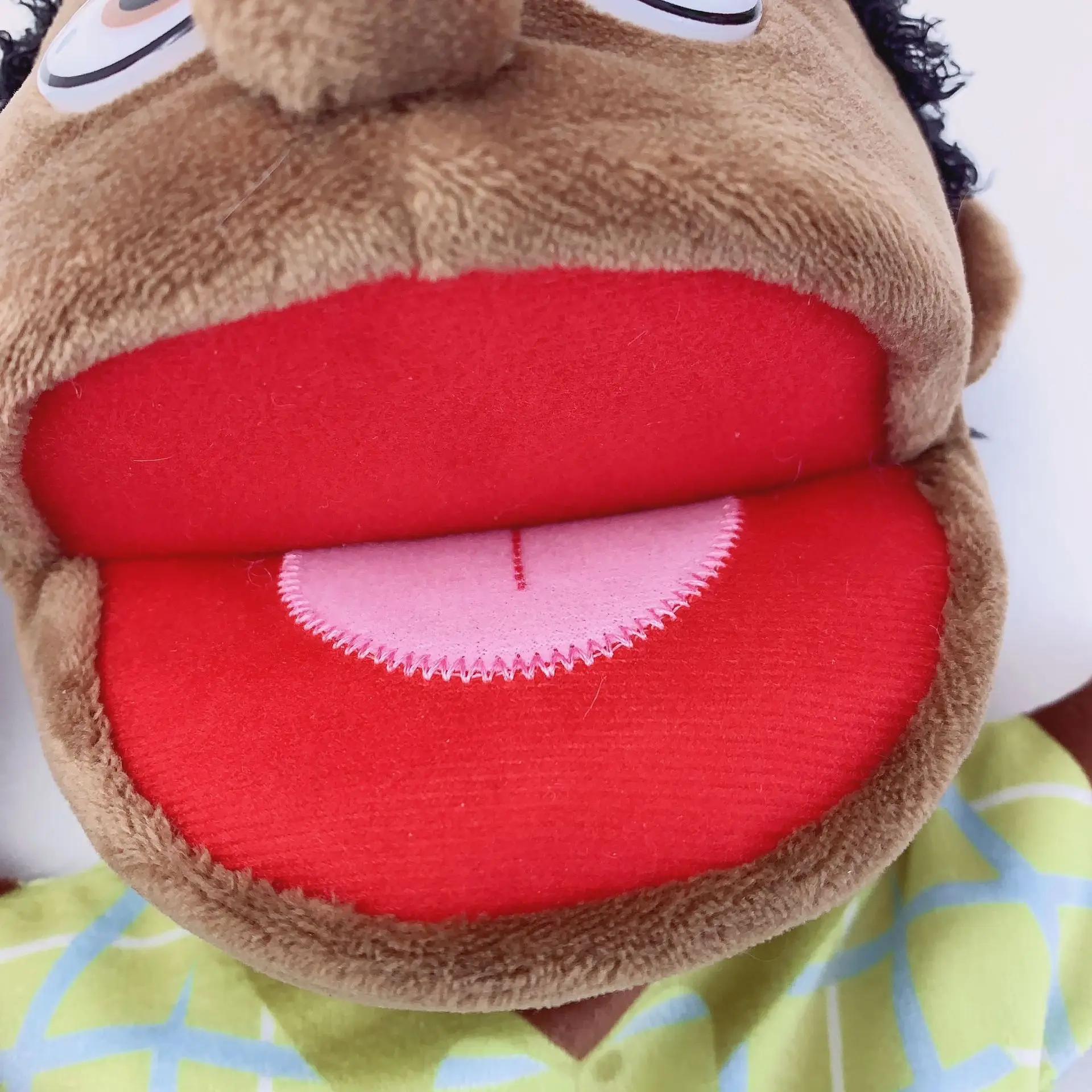 YuBon 28cm Kids Plush Finger Hand Puppet Popular Activity Boy Girl Role Play Bedtime Story Props Family Playing Plush Toys Doll