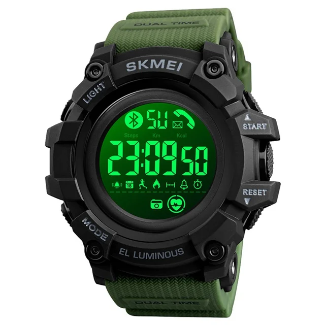 SKMEI New Popular Professional Sports Electronic LED Screen Watch Movement Gold Watch Custom Skmei digital Watch