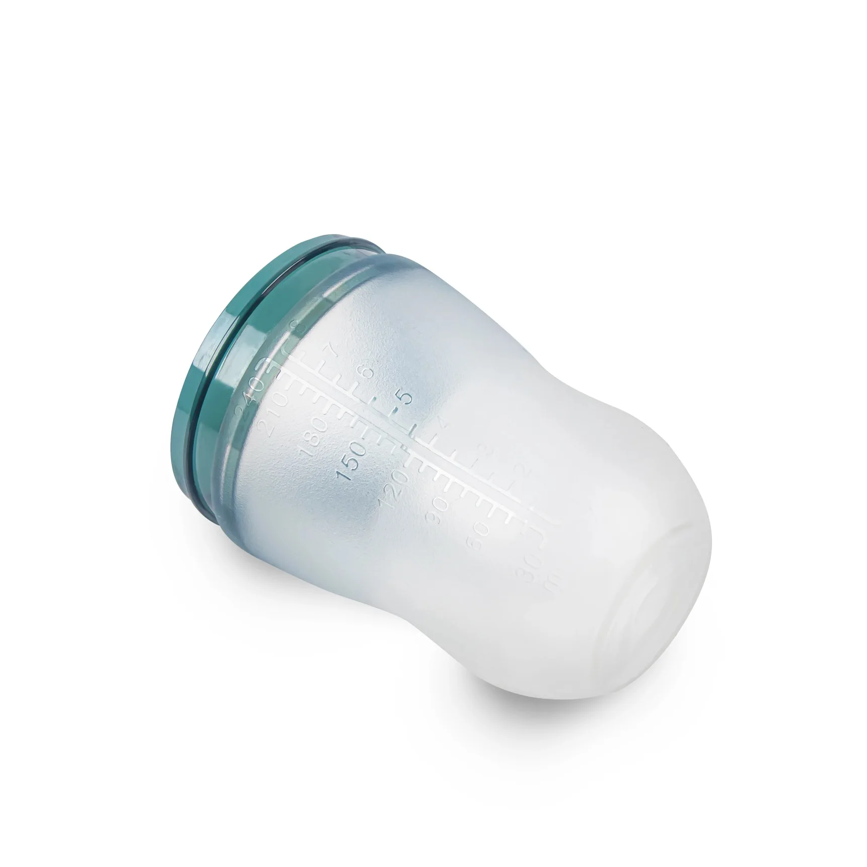 Newborn BPA Free 150/250ml hot sale soft food grade  silicone portable baby bottle baby feeding bottle