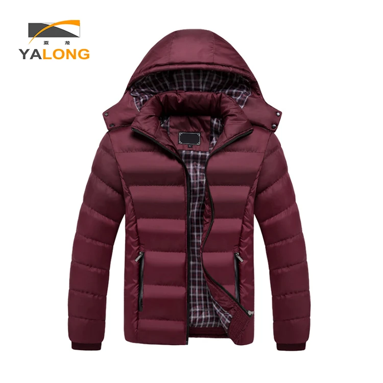 2020 Wholesale thick winter autumn sublimation casual men quilted coat blue bomber jacket