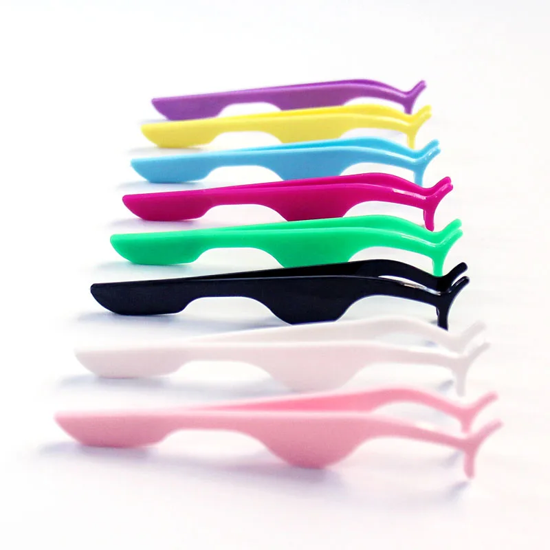 Custom bulk Eyelash Tweezers Private Label tweezers Eyelash Applicator plastic Lash Tweezers