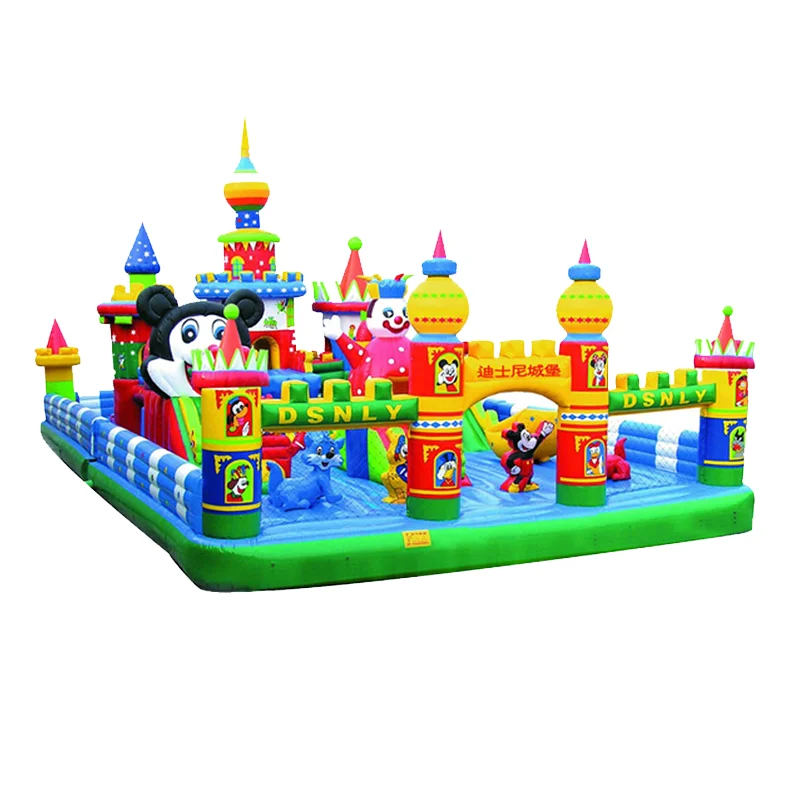 Children Princess Jumper Inflatable Water Slide Bouncy Castle Combo Inflatable Bouncer With Water Slide Pool