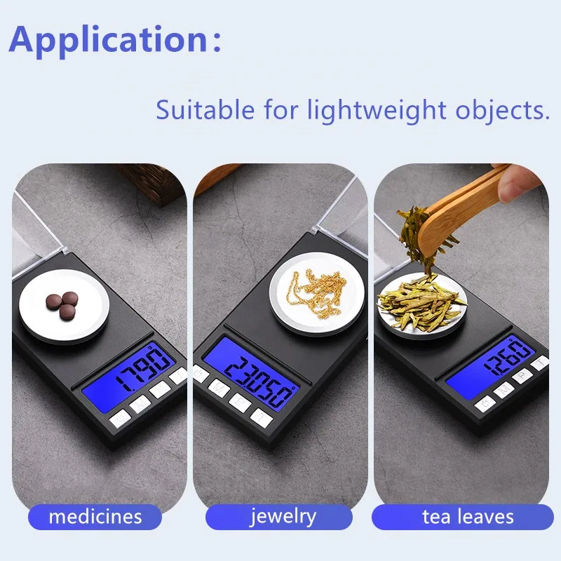 0.001g Digital Pocket Weight Scale Mini Pocket Digital Diamond Scale G Ct Dwt Oz Units Jewelry Scale Rectangle Battery Powered