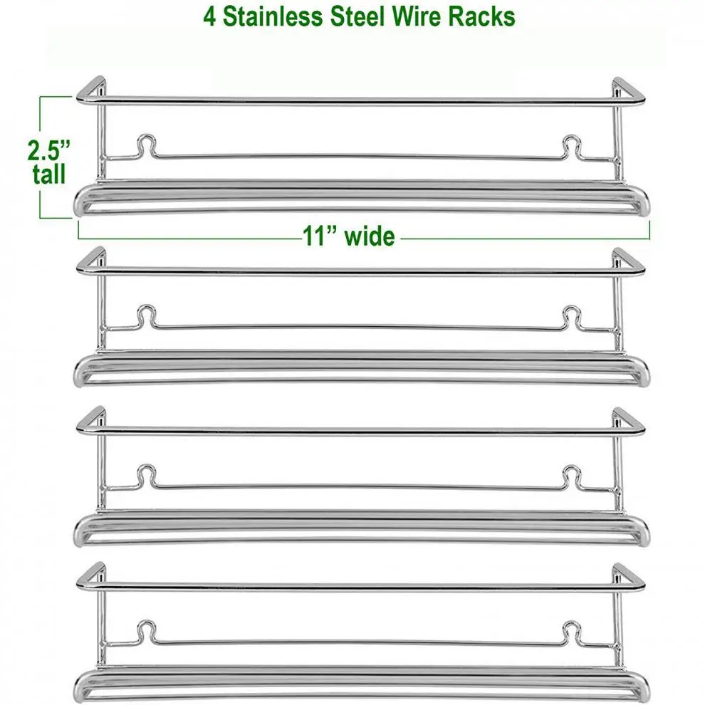 Sturdy Metal Material Adjustable Hanging Shelf Spice Rack