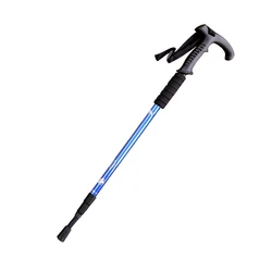 2022 Duralumin 7075 Walking Stick Alloy Trekking Pole Aluminum Hiking Sticks for Outdoors