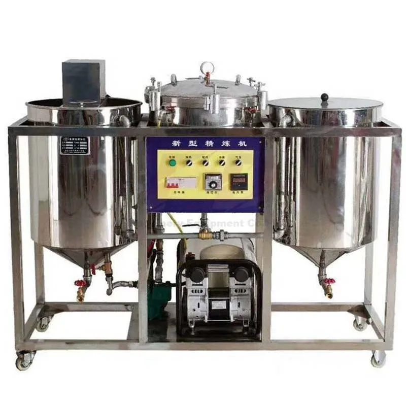 High quality 1T/D small scale palm oil refining machine with fractionation