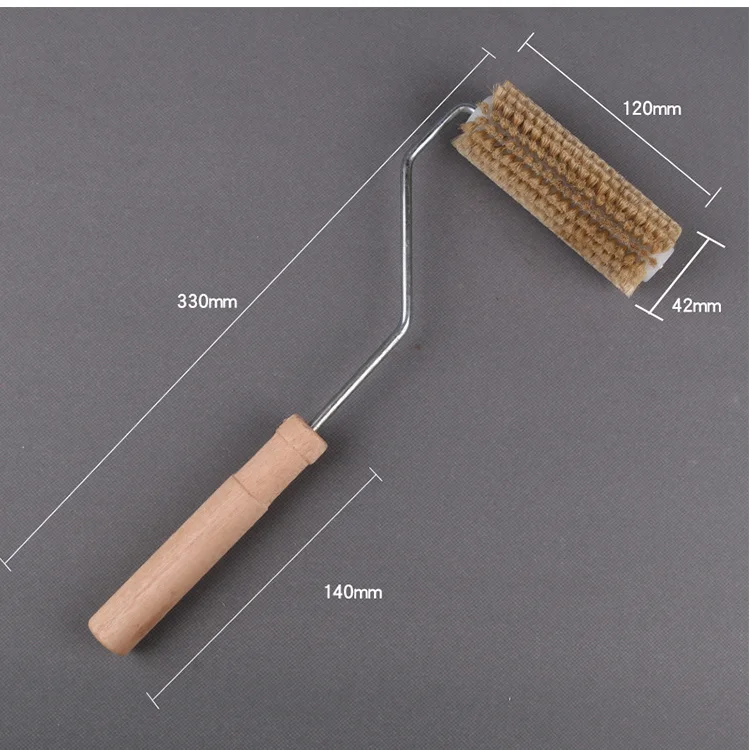 FRP special hand lay-up tool defoaming foaming cutting off roller bristle roller FRP Laminating Roller With plastic Handle