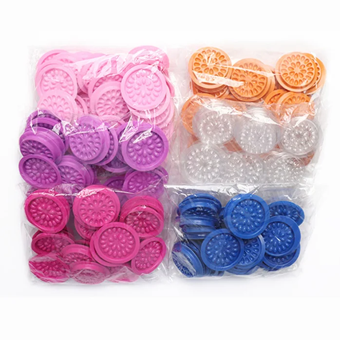 Disposable Flower Eyelash Glue Holder Pallet Glue Gasket For Eyelash Extension