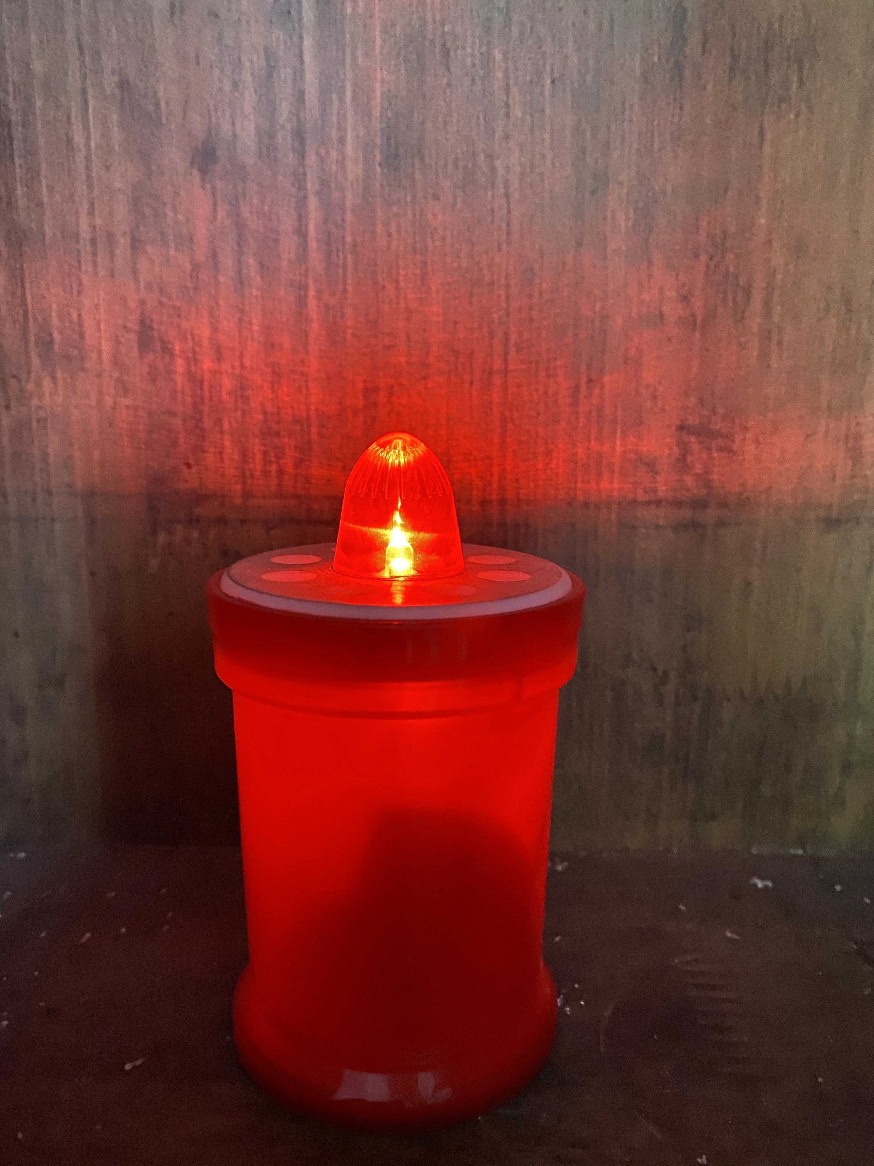 
Wax Artificial Recycled led grave candle IP44 waterproof votive memorial LED candles 