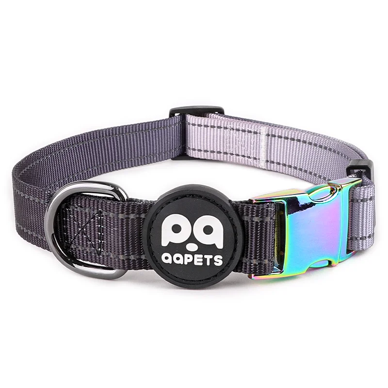 Christmas light up dog collar hardware collar dog name reflective hunting dog collar