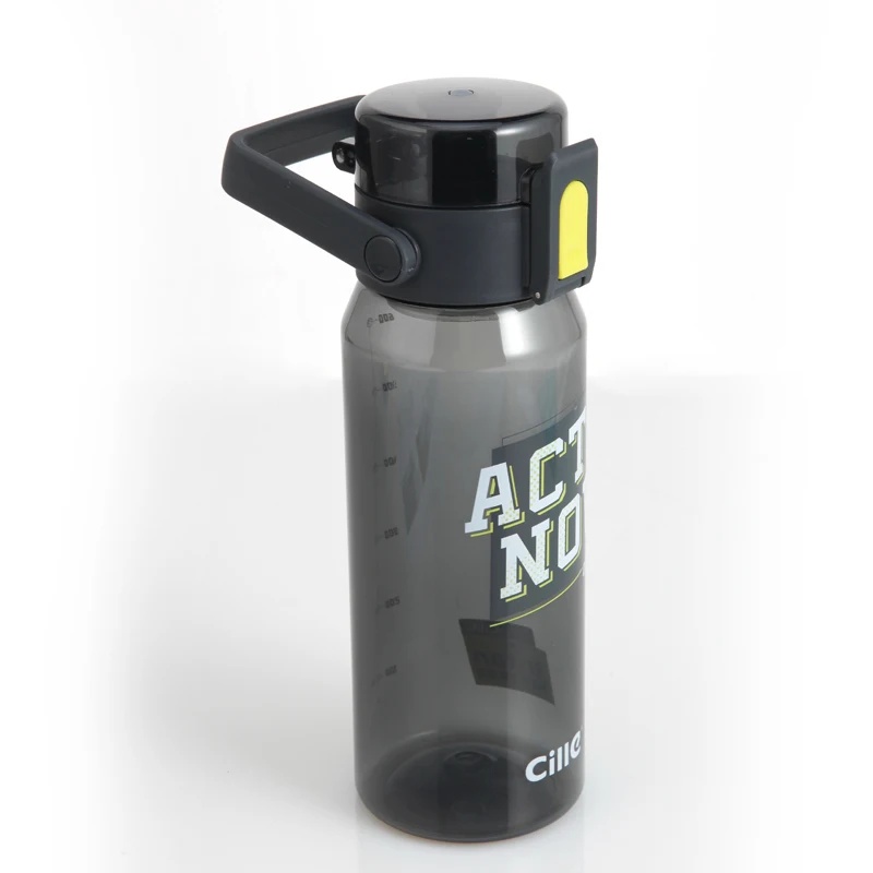  Оптовая Продажа Модные настраиваемые наружные тритановые ручки многоразовые милые пластиковые мотивационные бутылки воды для спорта