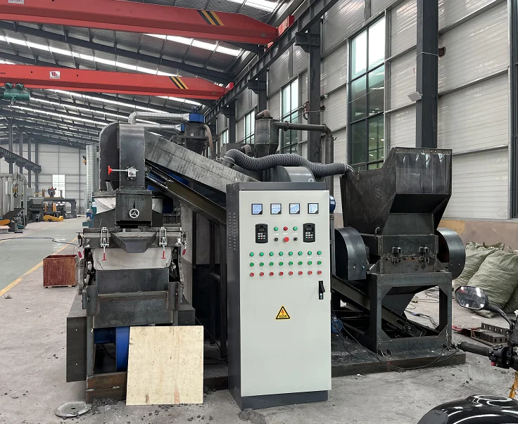 Hzzg electrostatic plastic copper Wire separator granulator machine