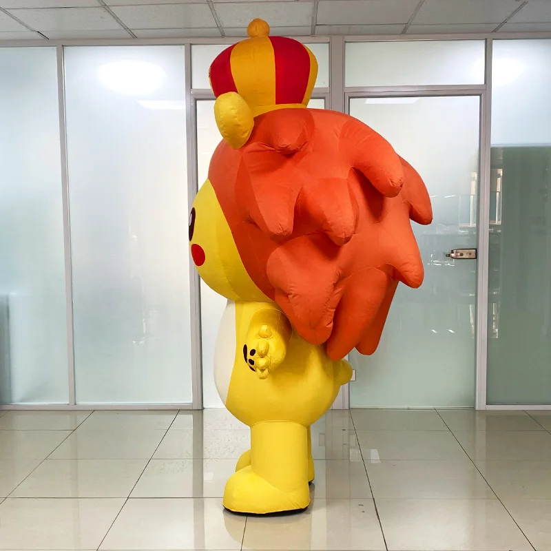 Aero Advertising Custom Inflatable Mascot Inflatable Walking Costume Cute Inflatable Lion Costume