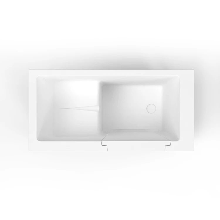 Hydrorelax Acrylic Walk in Tub Shower Elderly Tub with Door Hot Tub Massage Walk in Bathtub for Disabled