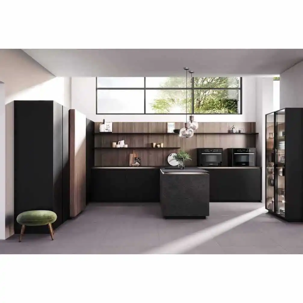 vermonhouzz American style Kendall Panel Solid wood modular Kitchen Cabinet white paint wood kitchen cabinets