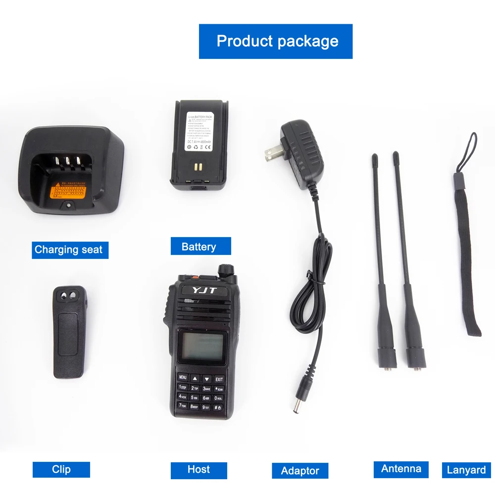 Лучшее качество водонепроницаемый Ip68 иди и болтай Walkie Talkie “иди Dual Band 10 Вт Walkie-Walkie S ватт