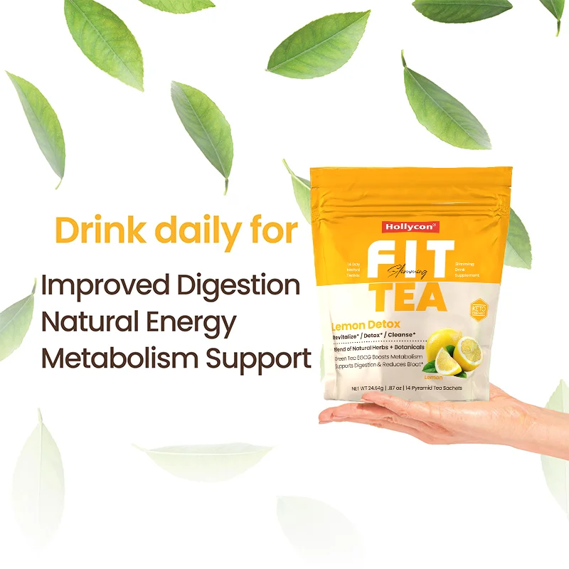 Supplier Supports Weight Management Metabolism Cleansing Promotes Digestion Matcha Fit Tea Slimming Tea Bag 14 Day Herbal Teatox