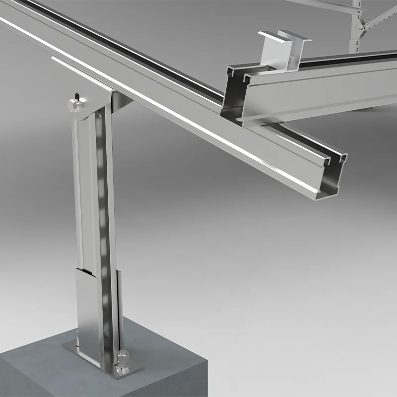 Cheap Price High Strength Zn-Al-Mg Steel Solar Mounts Grounding Screw Concrete Foundation Panel Install Kit