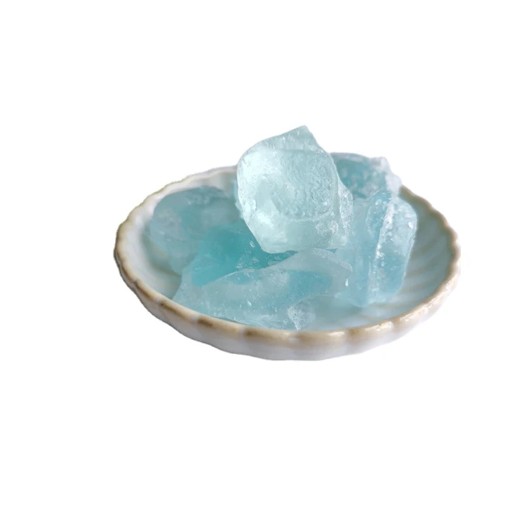 Reagent Grade Na2SiO3 Electron Grade Blue transparent block of sodium silicate solid