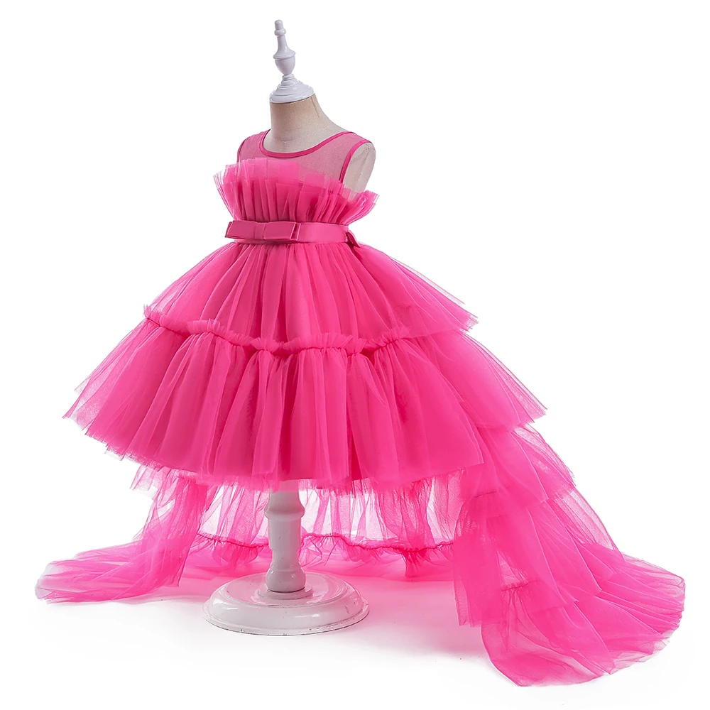 duoyingbao Flower Girl Dress High selling Various style baby Girls Elegant Summer new wear 5 years old girl dress
