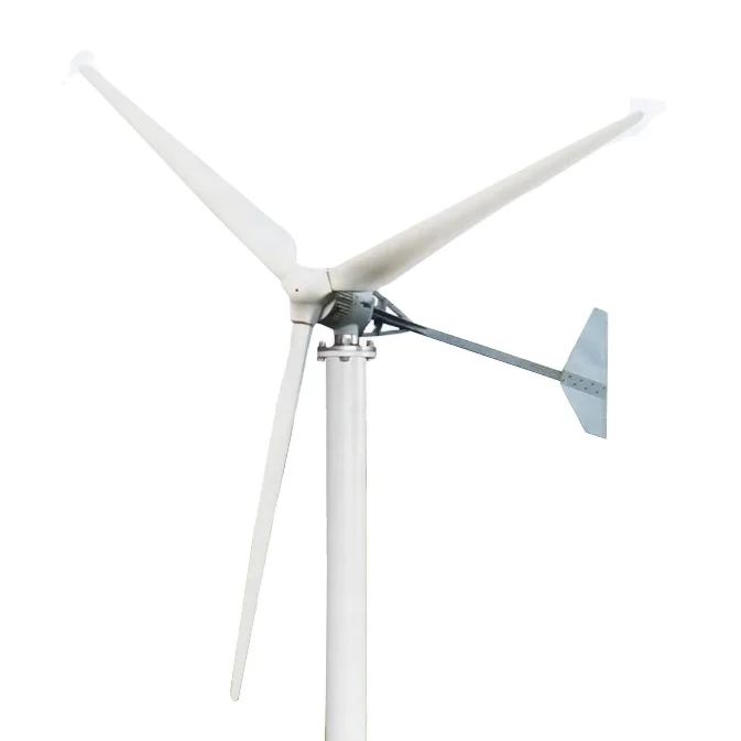 2kw horizontal axis wind turbine kit home domestic 1kw 2kw wind turbine with controller and inverter generate free energy