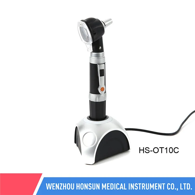 HS-OT10C Chargeable Diagnostic Series Digital Handheld Ophthalmoscope ENT medical otoscope