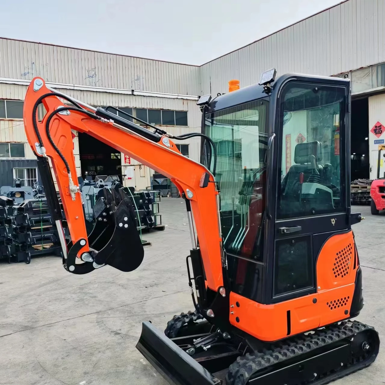 Kubota Diesel Engine 1T 1.5 Ton 2 Ton 3.5 Ton Small Bagger Digger Machine 1Ton Excavator Prices