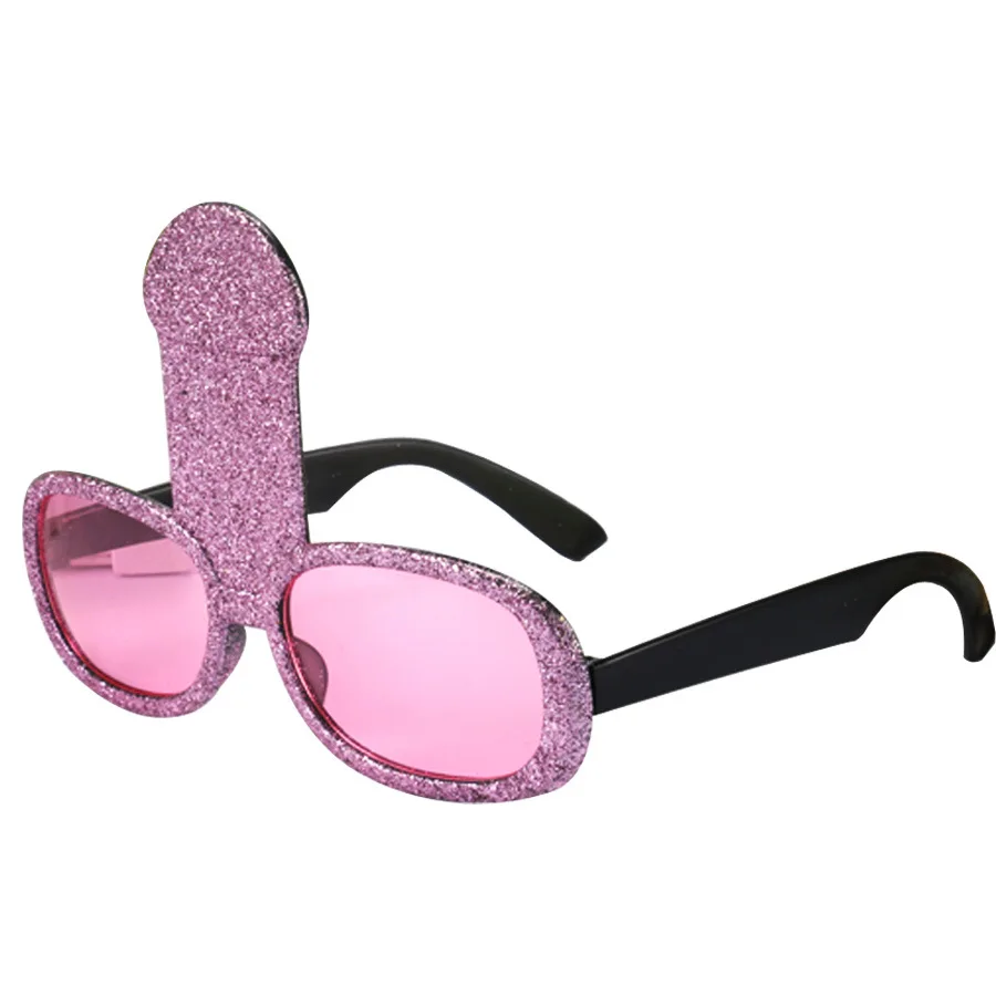Funny cock penis styling glasses bachelor party funny props pranks entertainment pranks makeup