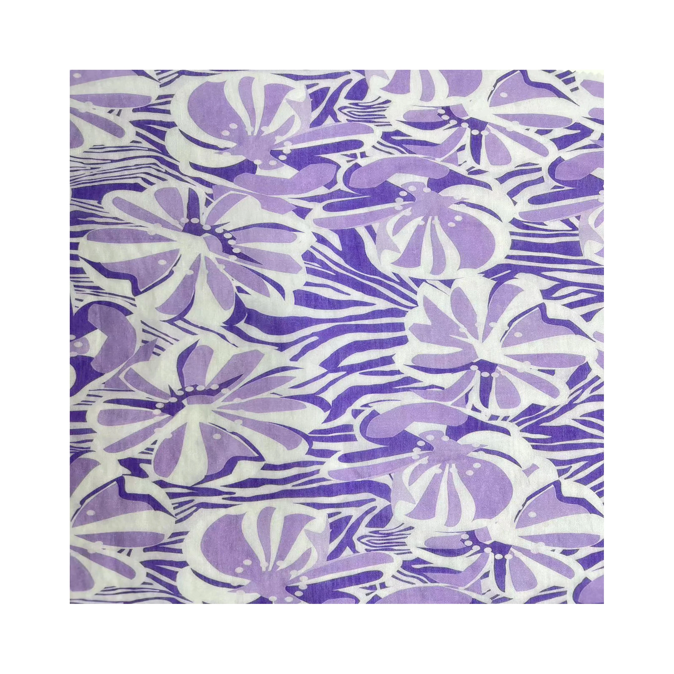 Hot Sale 25%Nylon 75%Tencel Textile Digital Printing Fabric Printed Tencel Liberty London Fabric Print