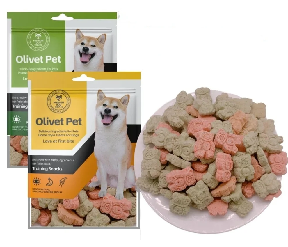 Закуски для собак и кошек рыбное печенье скрежетание зубов Различные вкусы низкотемпературные запеченные медвежьи привкусы