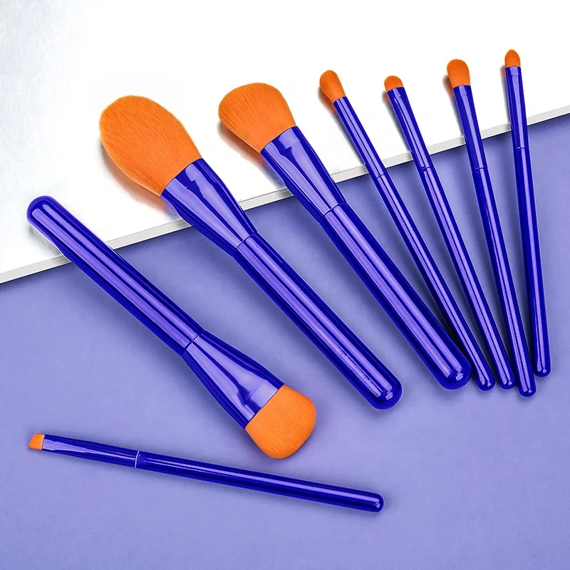 
Shenzhen Makeup Brushes Factory New Purple Makeup Brush Set Custom Makeup Brushes Set With Vegan Synthetic 