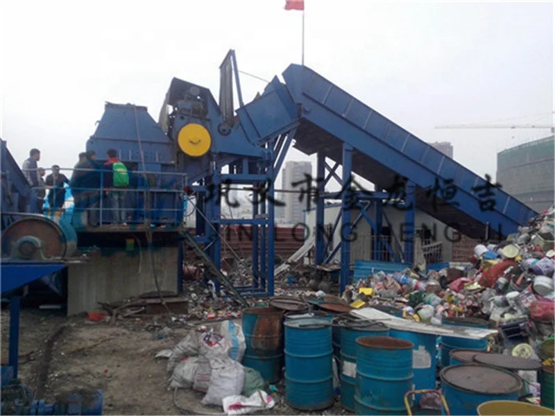 Low cost price Automatic hydraulic Scrap car bicycle Shredder waste steel iron crushing aluminum metal crusher machine
