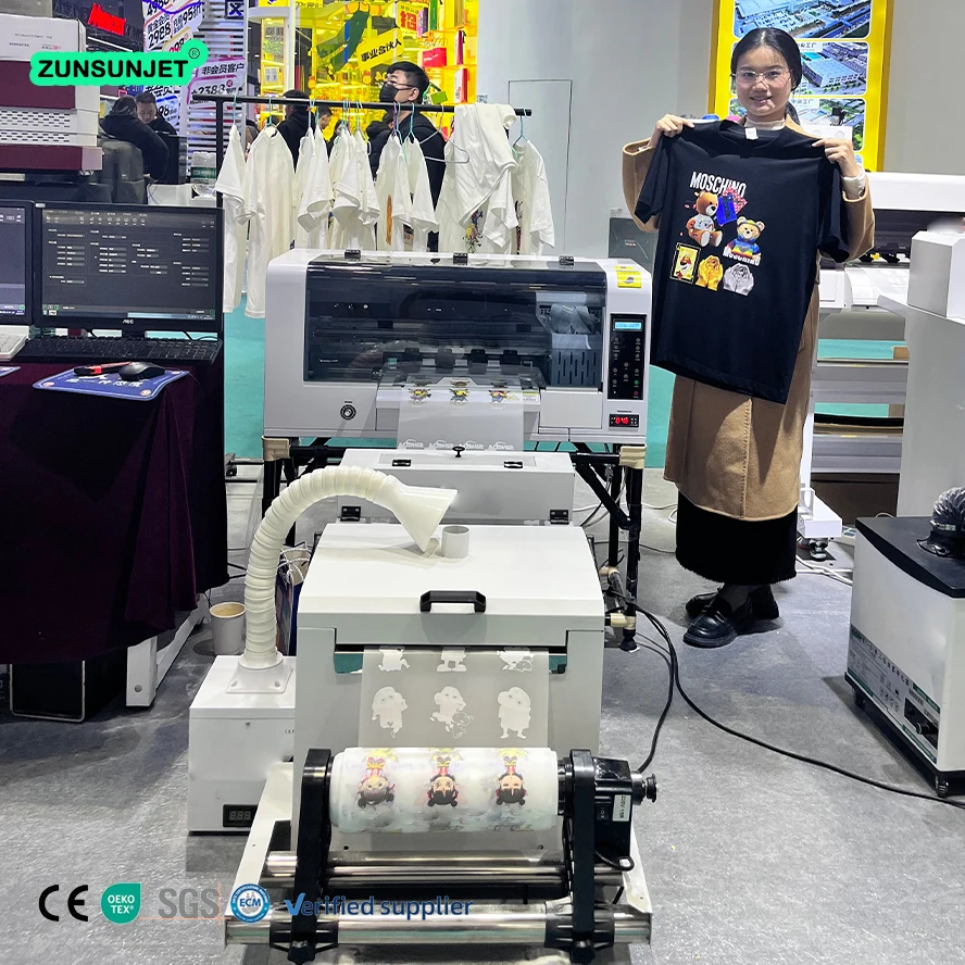 Zunsunjet Impresora plauter Dtf Print Pro60 A1Pro60-A1 Европейский принтер 24 дюйма с автоматизированным порошком
