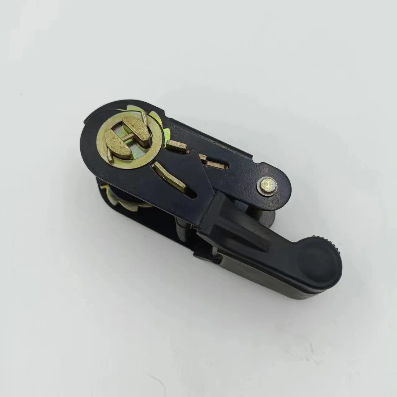 1 inch 25mm 800kgs 1760lbs Black Rubber Soft Handle Ratchet Buckle for Strap